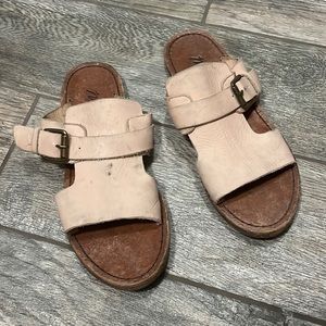 Pink- matisse sandals! Worn 2 times.